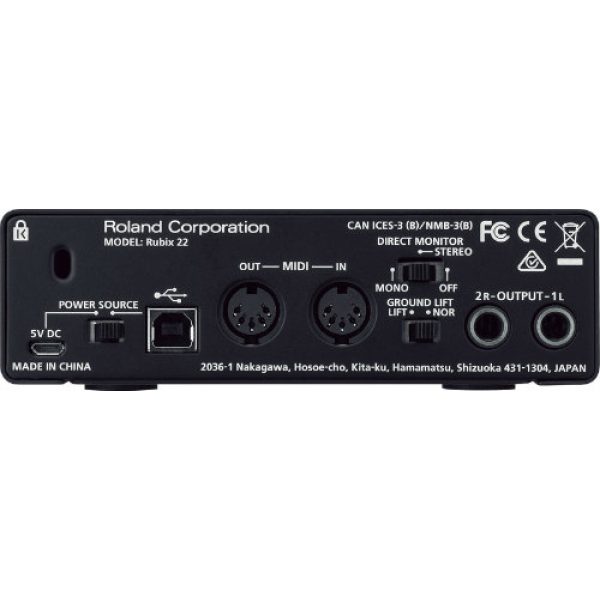 Roland RUBIX22 Interfaz Audio Interface Interface