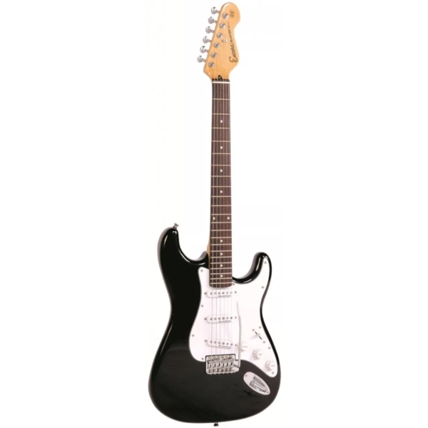 Guitarra Encore E6BLK Electrica stratocaster Negro