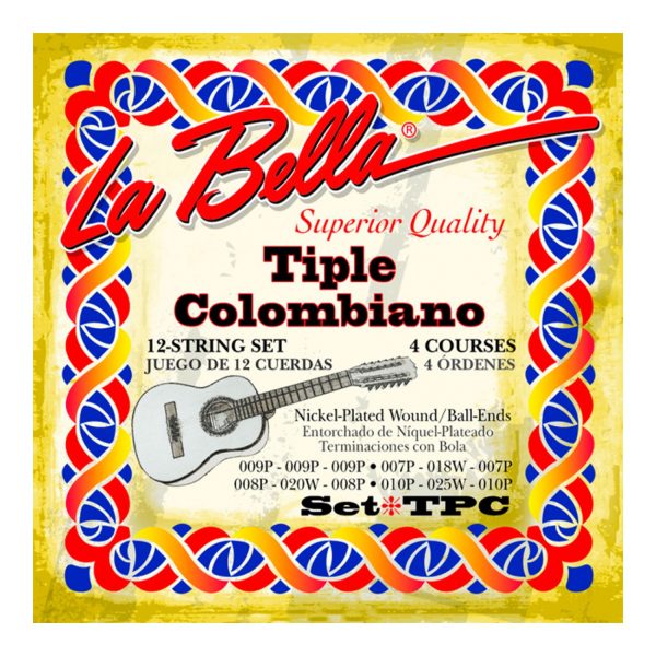 Encordado La Bella TPC Tiple Colombiano