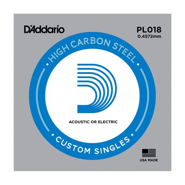 Cuerda D'Addario PL018 Guitarra electrica