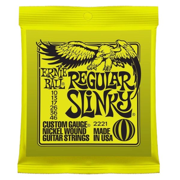 Ernie Ball 2221 Encordado Guitarra electrica 0.10