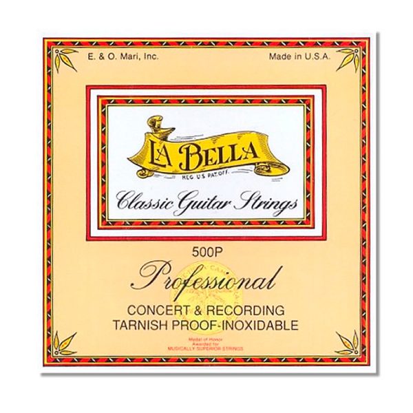 La Bella 500P Encordado Guitarra clasica Nylon