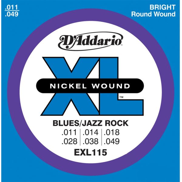 D'Addario EXL115 Encordado Guitarra electrica