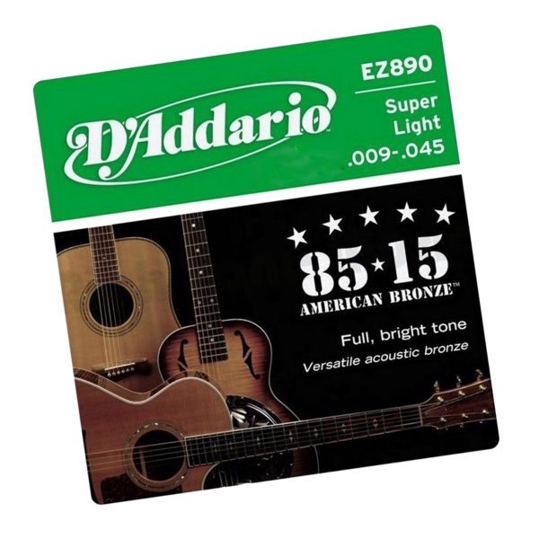 D'Addario EZ890 Encordado Guitarra Electroacustica Sep-45