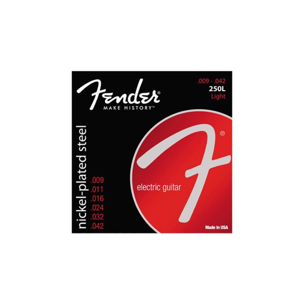 Fender 250L Encordado Guitarra electrica 0.9