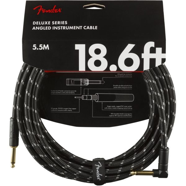 Fender 990820079 Cable Deluxe Straight/Angle 5.6Metros