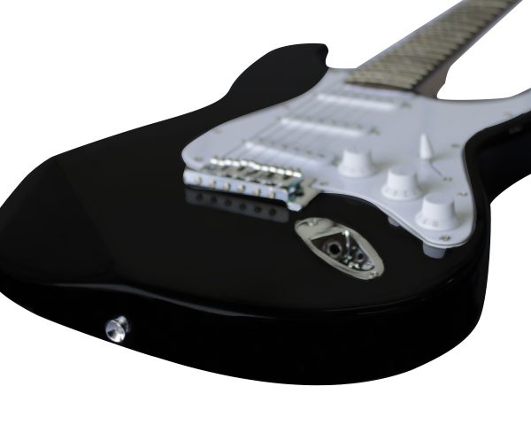 I60 LAST32 Guitarra electrica Stratocaster Negro