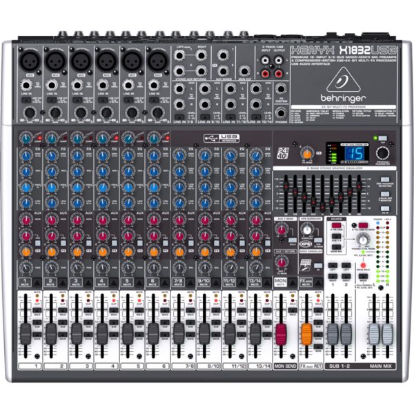 Behringer X1832USB Consola Mezclador audio