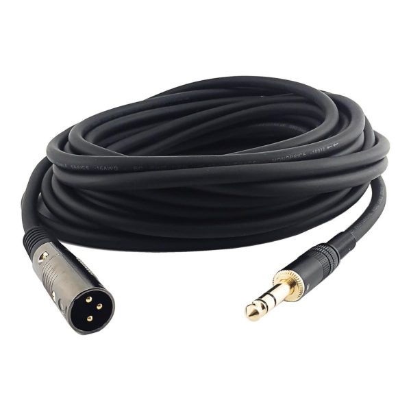 Cable Zuinsai MIC635HSC1010 Micrófono Xlr / 6.3 TRS 90cm