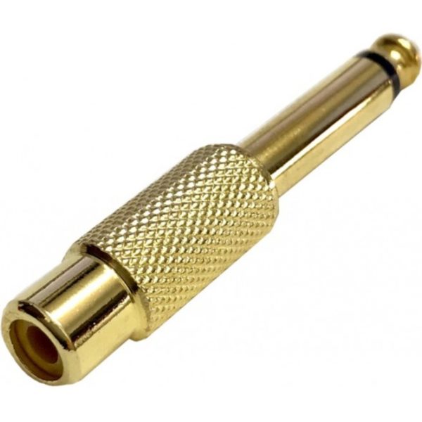 Adaptador Zuinsai ZSE7069 6.3 / Rca Dorado