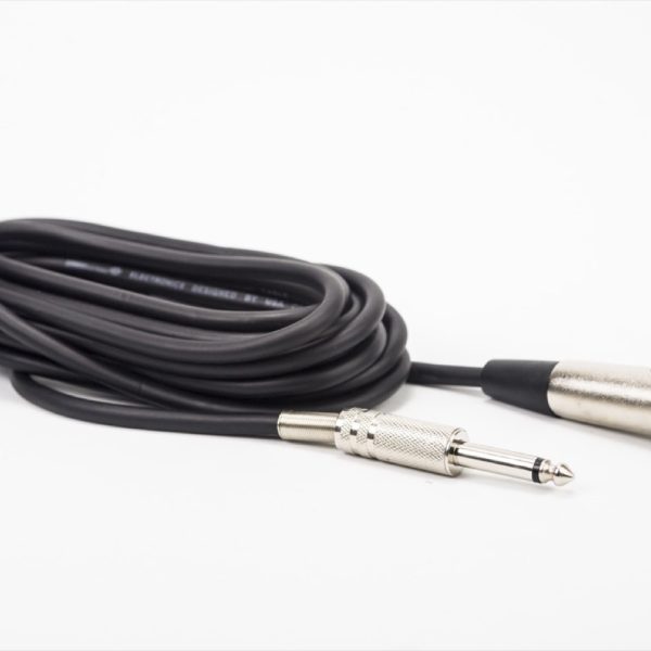 Cable Zuinsai MIC635JTA0654 Micrófono XLR / 6.3 Negro 4M