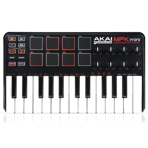 Controlador Akai MPKMINI Midi 25Teclas