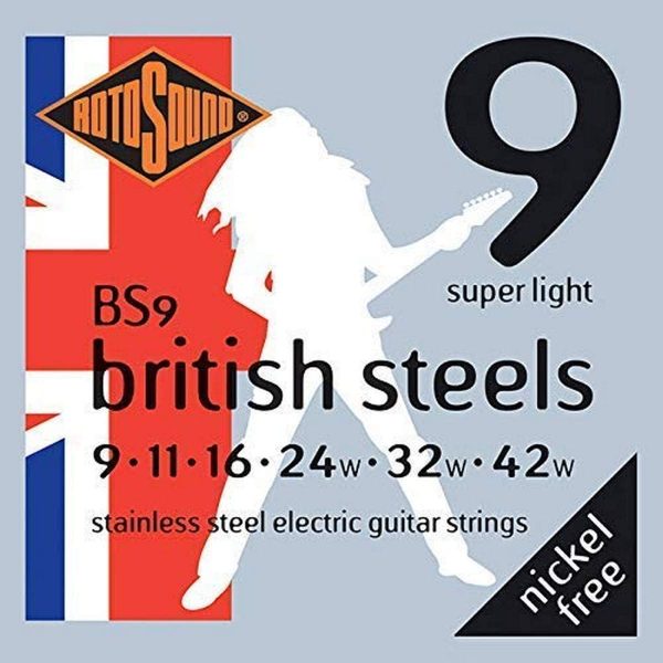 Encordado Rotosound BS9-F Britishsteel 9 Gauge Set