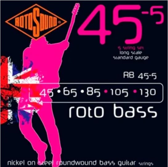Encordado Rotosound RB455F bajo electrico 5C