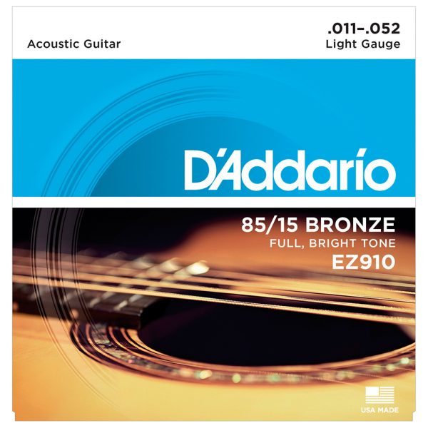 D'Addario EZ910 Encordado Guitarra Electroacustica