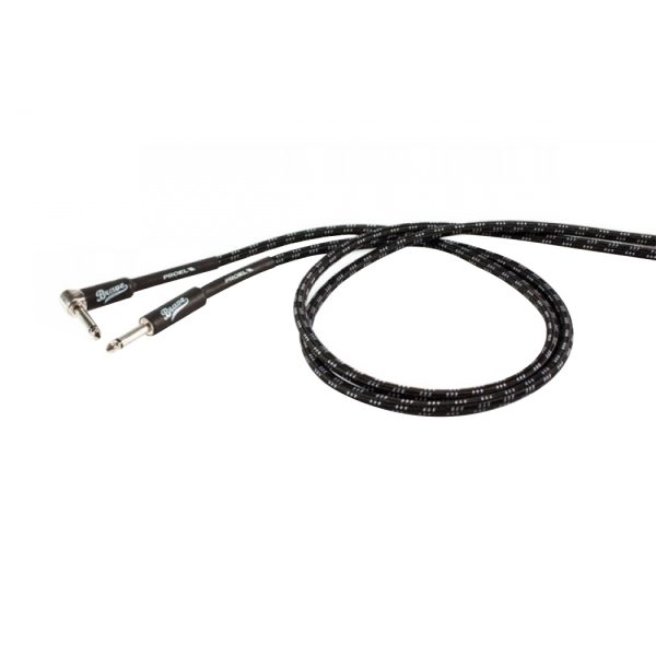 Proel BRV120LU3BW Cable Instrumento 6.3 / 6.3L 3M