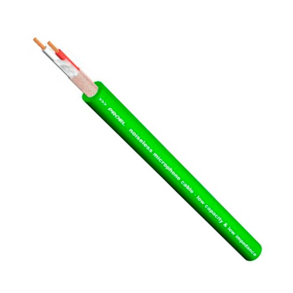 Proel HPC210GN Cable Micrófono XLR / XLR Verde 100M