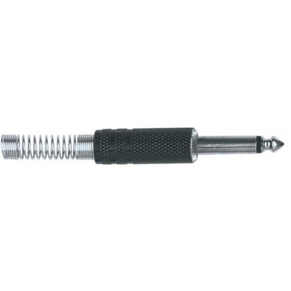 Proel S210BK Conector Mono 6.3 Cuerpo Metálico