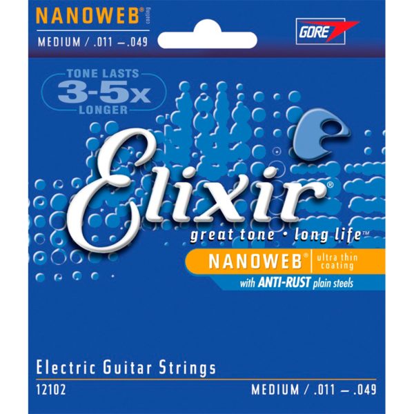 Elixir 12102 Encordado Guitarra electrica Nanoweb