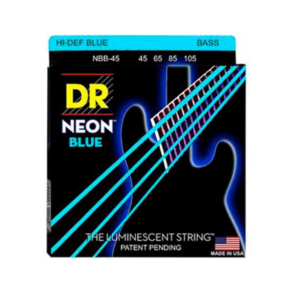 Dr NBB45 Encordado Bajo Electrico Neon Azul 4C