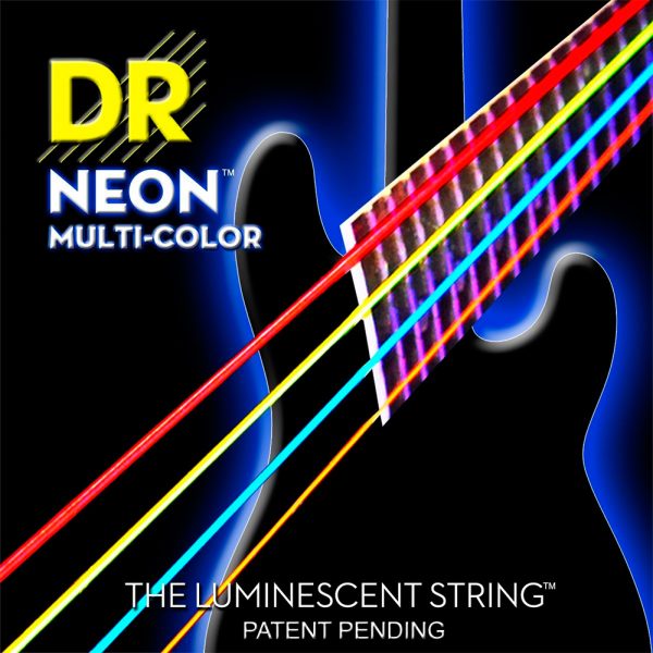 Dr NMCB545 Encordado Bajo Electrico Neon Multicolor 5C