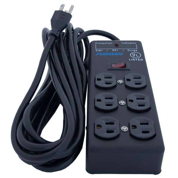 Furman SS-6B Multitoma 6 salidas Plateado 5M