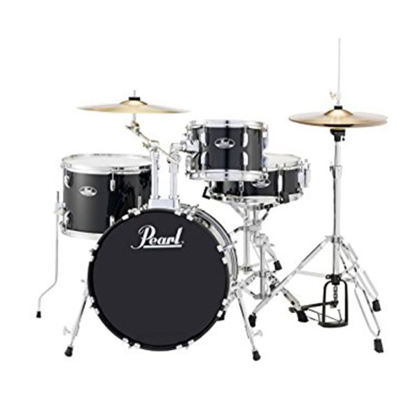 Bateria Pearl RS584C/C-31 platillos bases silla Negro 4Pz