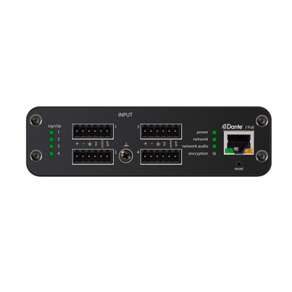 Interfaz Shure ANI4IN-BLOCK audio red 4 canales Interface