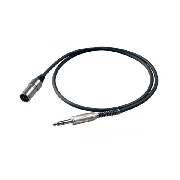 Proel BULK230LU5 Cable XLR Macho - 6.3 Stereo 5M