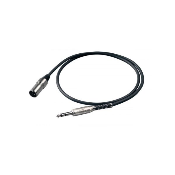 Proel BULK230LU5 Cable XLR Macho - 6.3 Stereo 5M
