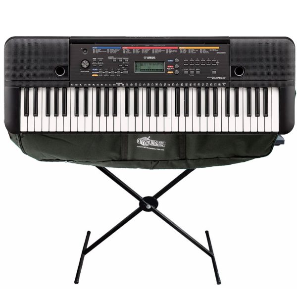 Combo Yamaha PSR E263 Teclado organeta base Estuche Clases