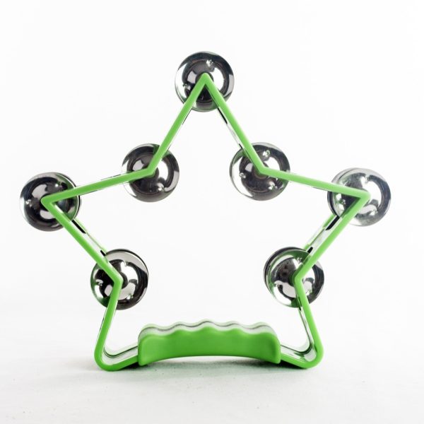 Pandereta Dawn LTW15GR estrella Verde Plastico
