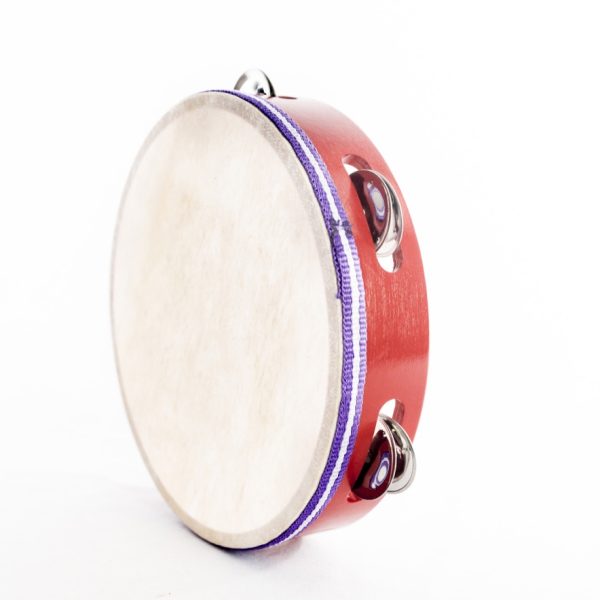Pandereta Dawn LYTH85 parche Rojo Madera 8Pg