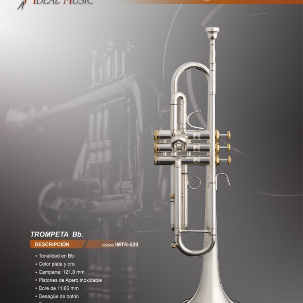 Trompeta Ideal IMTR-520S Plata oro Bb