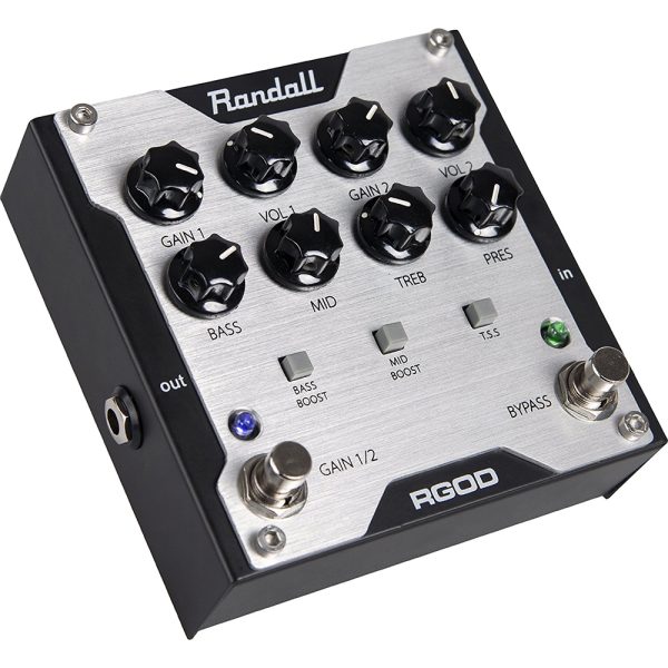 Mini Randall RGODE pedal bajo 2CH