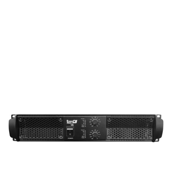 Amplificador Pro dj V6 potencia audio clase H 2400w