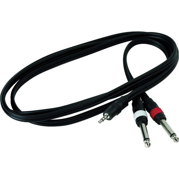 Cable Rockcable RCL20913 D4 Audio 3.5 / 2 Jack 6.3 90M