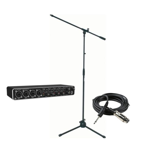 Behringer UMC404HD Interfaz con 4 bases y 4 cables Interface