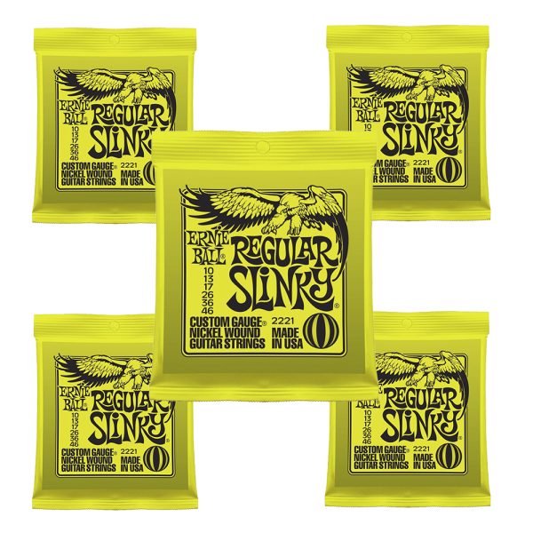 Ernie Ball 2221 Combo Encordado guitarra x 5 unidades