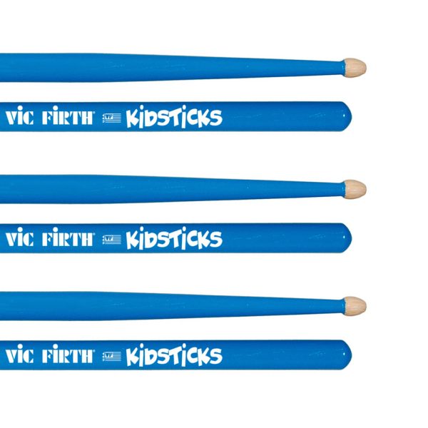 Combo baquetas Vic Firth KIDS Punta madera x 3 unidades