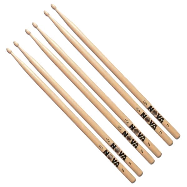 Vic Firth N7A Combo baquetas Punta madera x 3 unidades