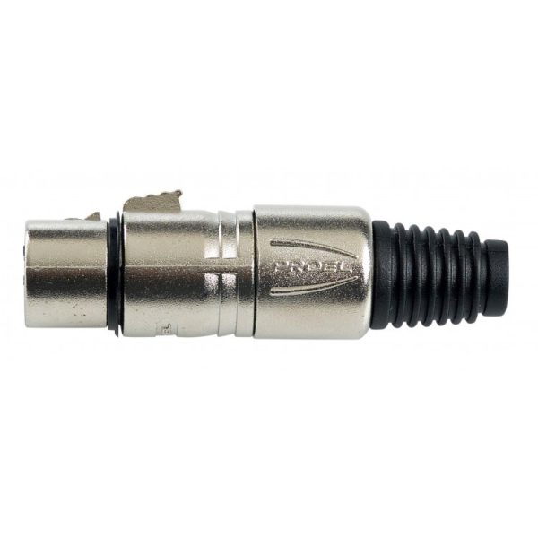 Proel XLR5FVPRO Conector Hembra Aereo 5 Polos Negro