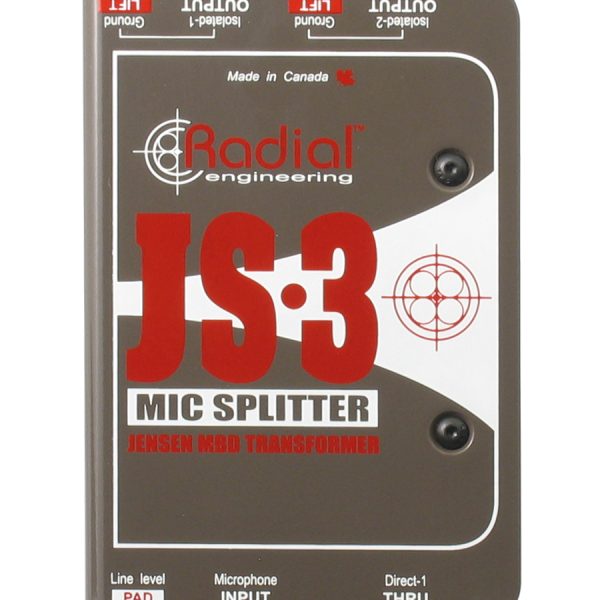 Splitter Radial JS3 De 3 Vias Para Señal Mic