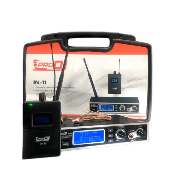 Pro Dj IN-11 Monitoreo inalambrico Base bodypack In-ear