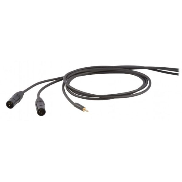 Proel DHS595LU5 Cable 3.5 / 2XLR Macho alta gama 5M