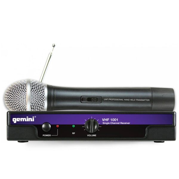 Gemini VHF1001MC4 Micrófono De mano Inalámbrico