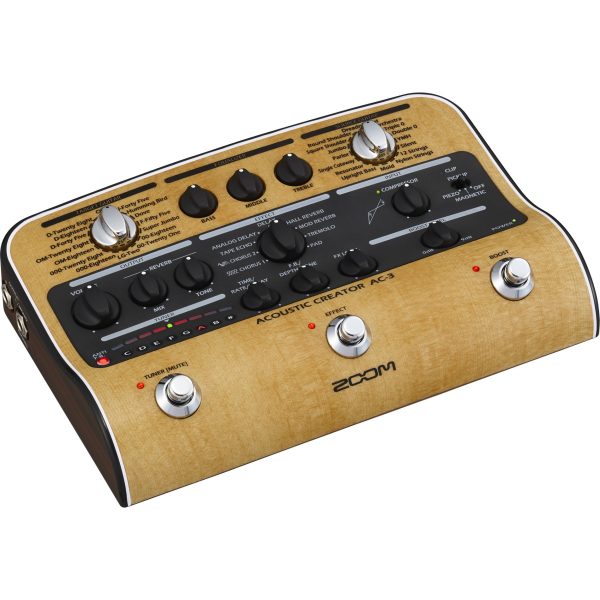 Zoom AC-3 Pedal Guitarra Acoustic creator Efectos