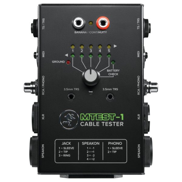Tester Mackie MTest-1 para Cables