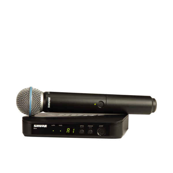 Shure BLX24/B58-K12 Micrófono De mano Beta 58 Inalámbrico