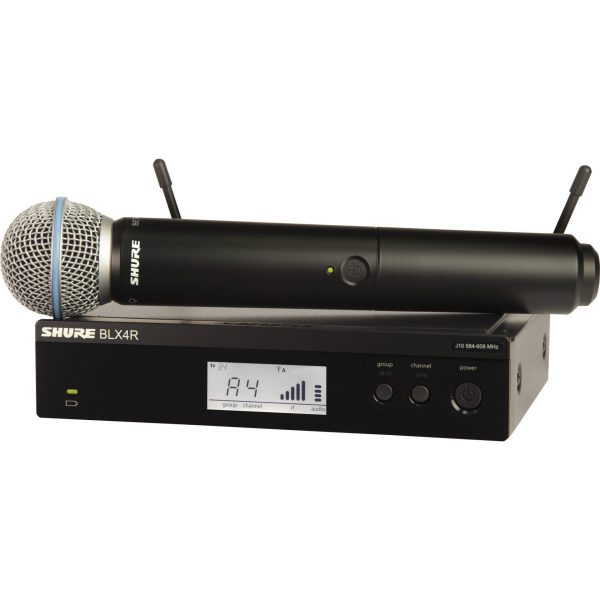 Shure BLX24R/B58-H9 Micrófono De mano Beta 58 Inalámbrico